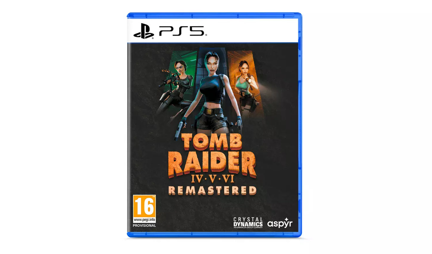 Tomb Raider IV V VI Remastered – PS5 | Ages 16+ (New) PS5