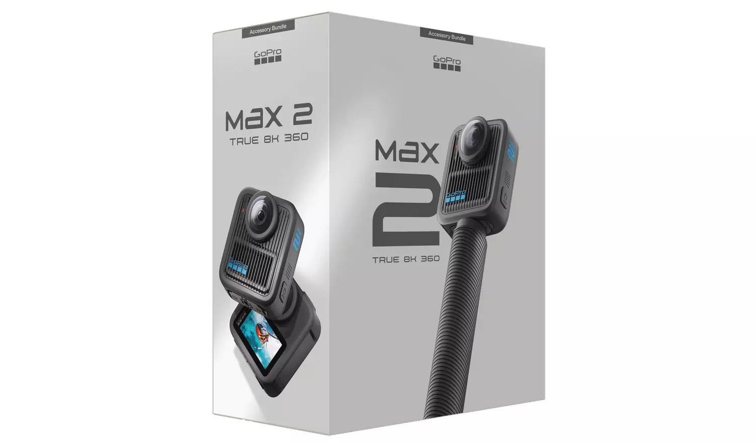 GoPro MAX2 Action Camera & Accessory Bundle – 8K 360° Waterproof Camera Black - (New) Go Pro