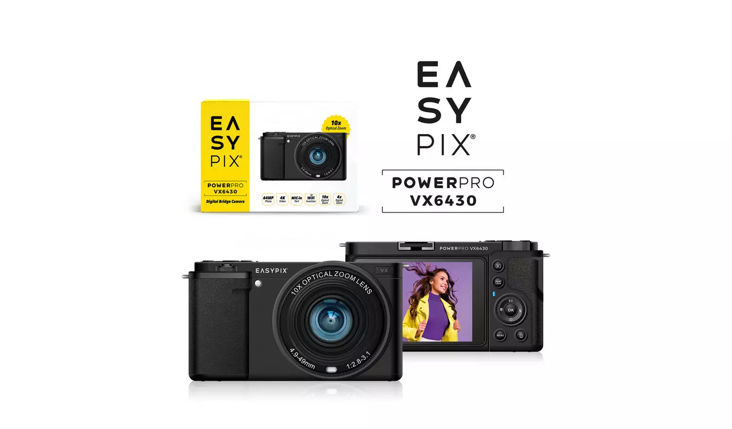 Easypix PowerPro VX6430 64MP Bridge Camera (New) Easypix