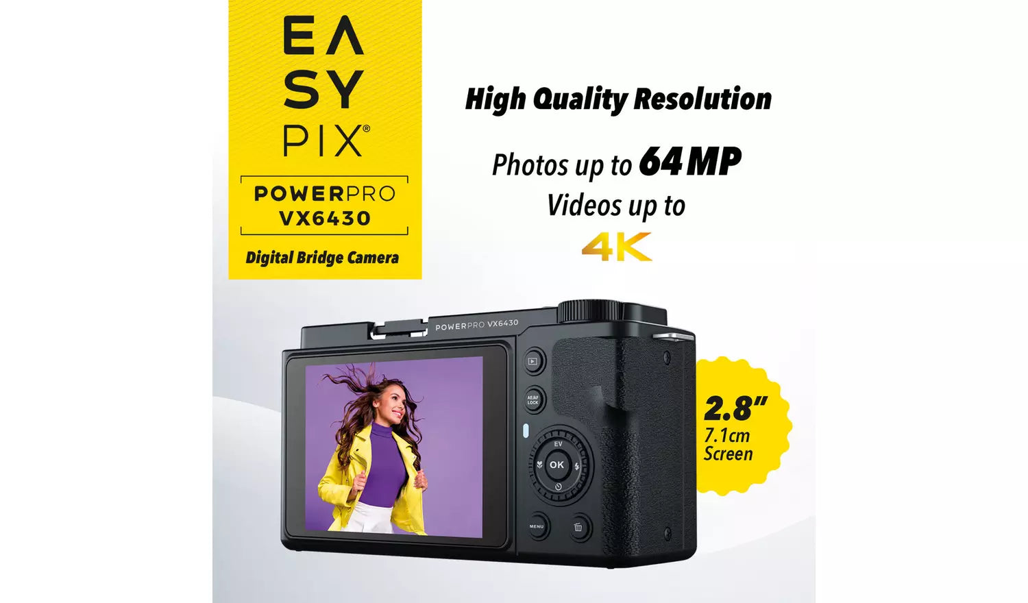 Easypix PowerPro VX6430 64MP Bridge Camera (New) Easypix