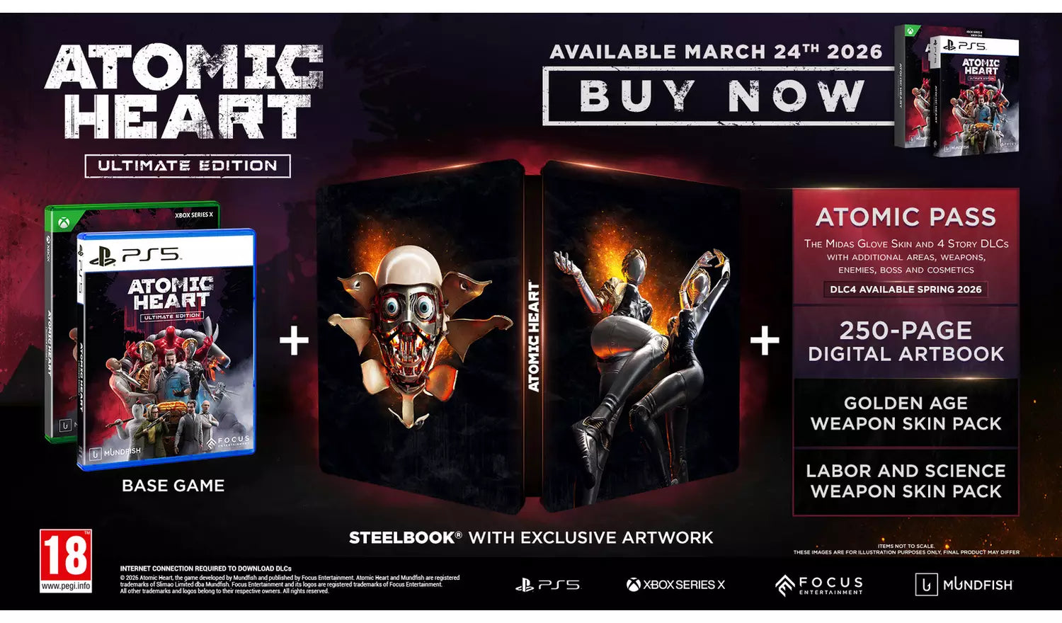 Atomic Heart – Ultimate Edition – Xbox Series X | Physical Disc | 18+ (New) Xbox