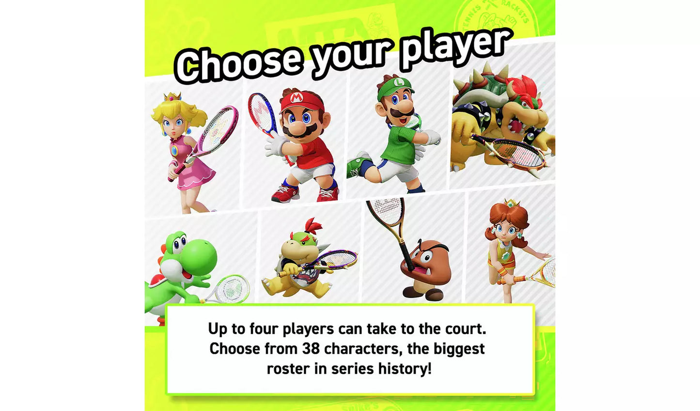 Mario Tennis Fever – Nintendo Switch 2 | Physical Game Disc | 7+ (New) Nintendo