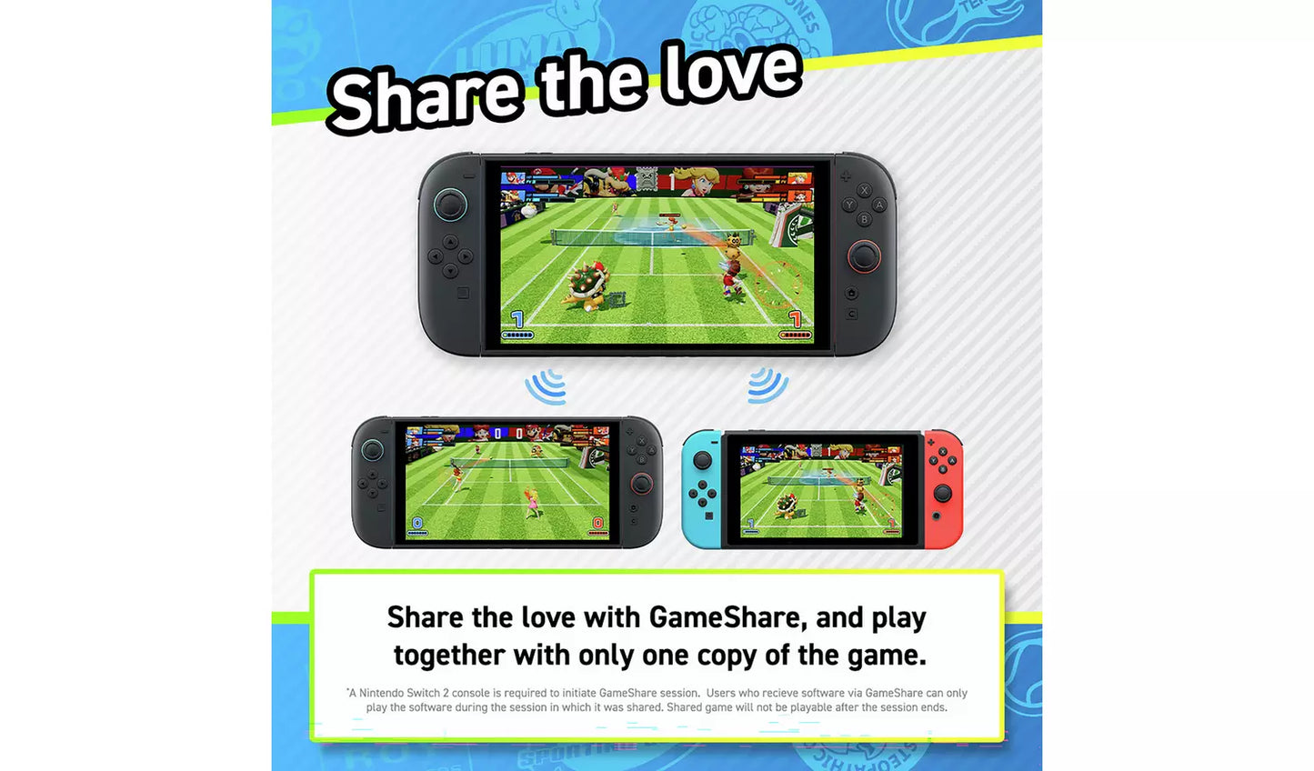 Mario Tennis Fever – Nintendo Switch 2 | Physical Game Disc | 7+ (New) Nintendo