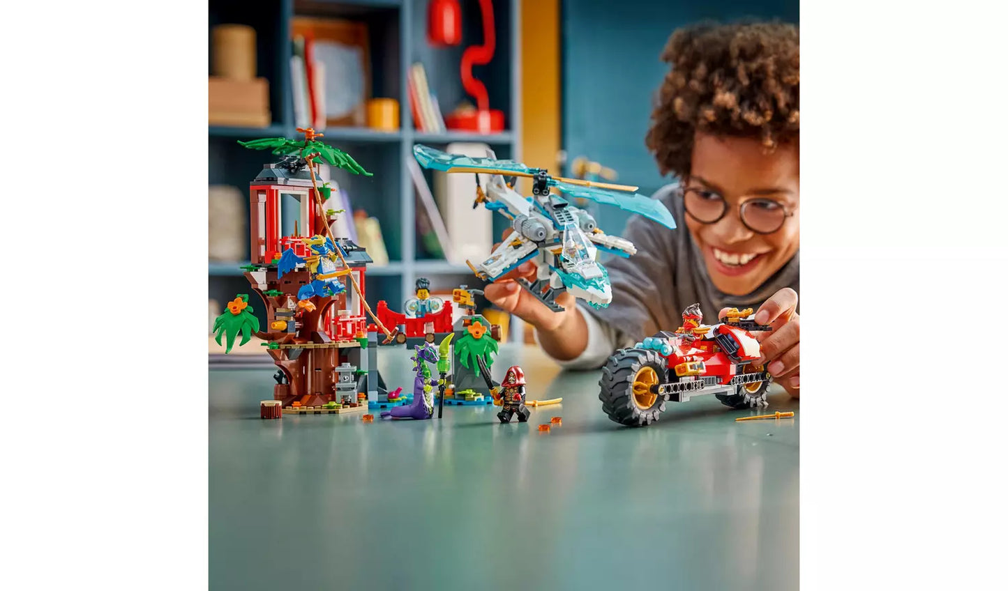 LEGO NINJAGO Ninja Vehicle Tree House Battle Toy Set | Ages 7+ | Model 71857 | 642 Pieces | New LEGO