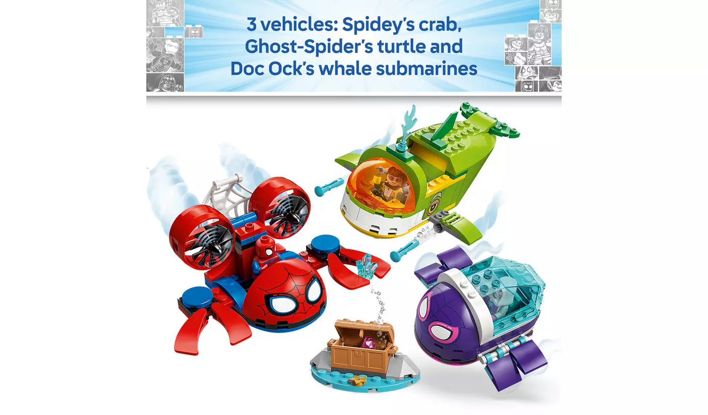 LEGO Marvel Spidey: Underwater Vehicles Building Toy | Ages 4+ | Model 11207 | 154 Pieces | New LEGO