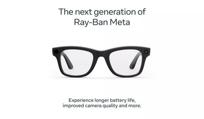 Ray-Ban Meta Wayfarer Gen 2 - Matte Black, Clear (New) Meta