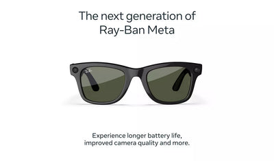 Ray-Ban Meta Wayfarer Gen 2 - Shiny Black, Green (New) Meta