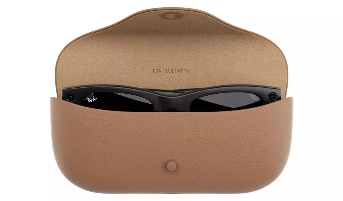Mate Rey Ban Ray-Ban Meta Wayfarer L Matte Black, Polar Gradient Graphite (New ...