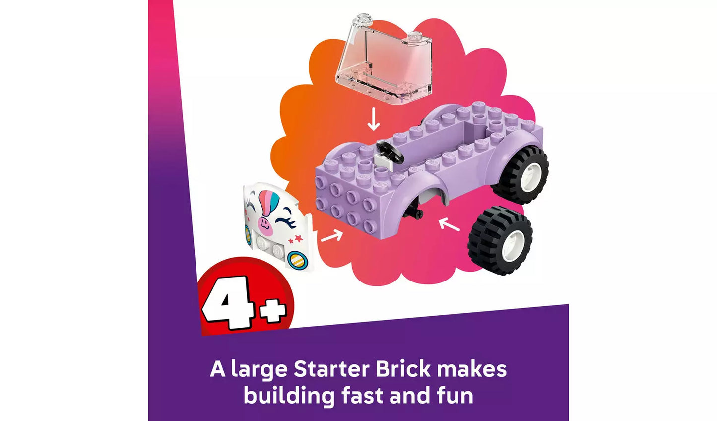 LEGO Friends Unicorn Cake Delivery Car Toy Set | Ages 4+ | Model 42675 | NEW LEGO