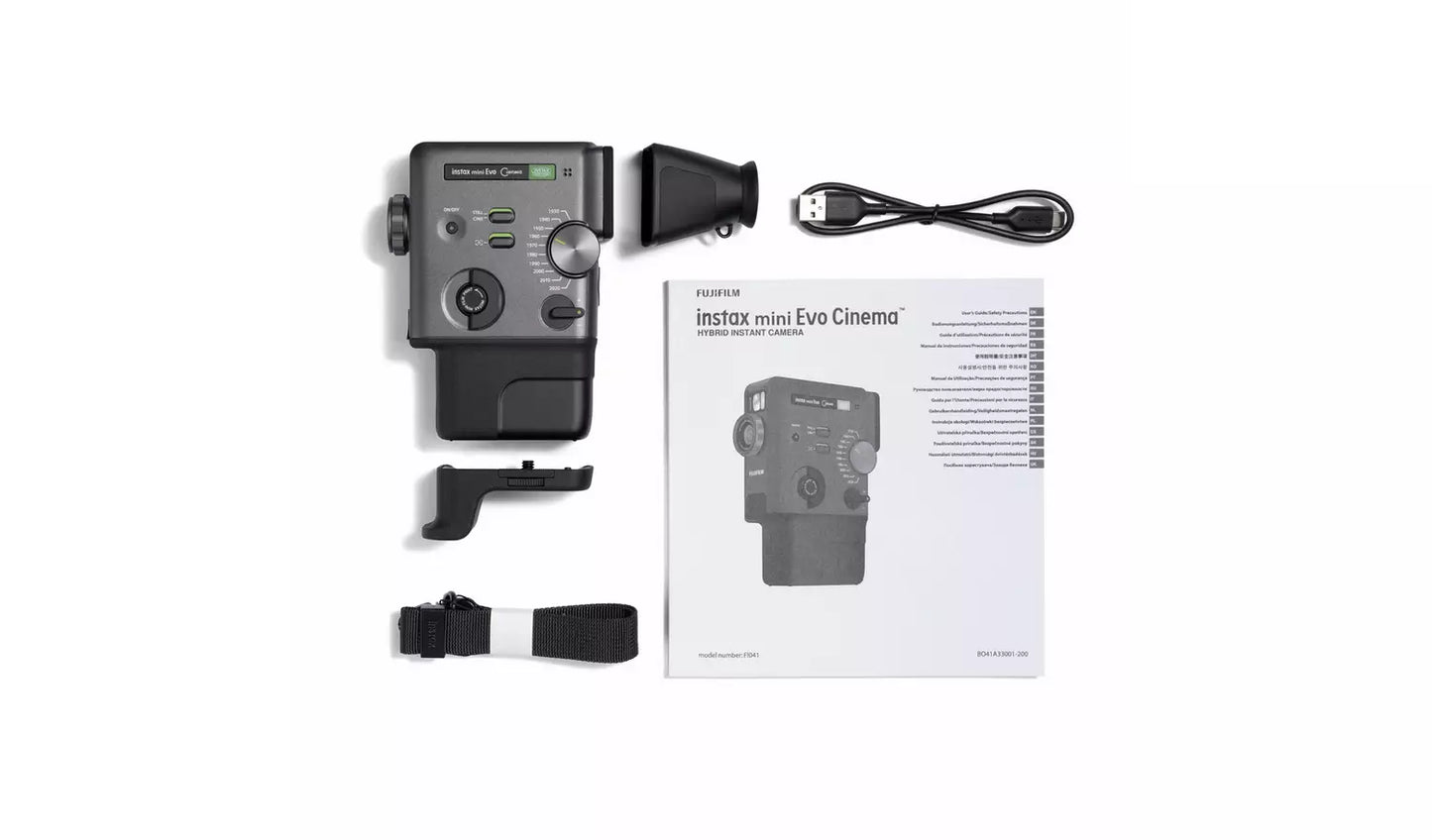 instax mini Evo Cinema Instant Camera - Black (New) Fujifilm