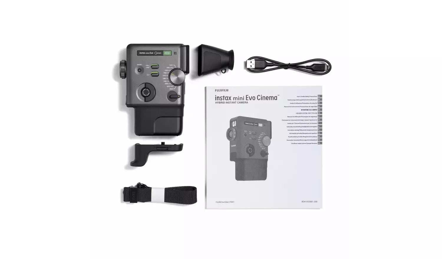 instax mini Evo Cinema Instant Camera - Black (New) Fujifilm