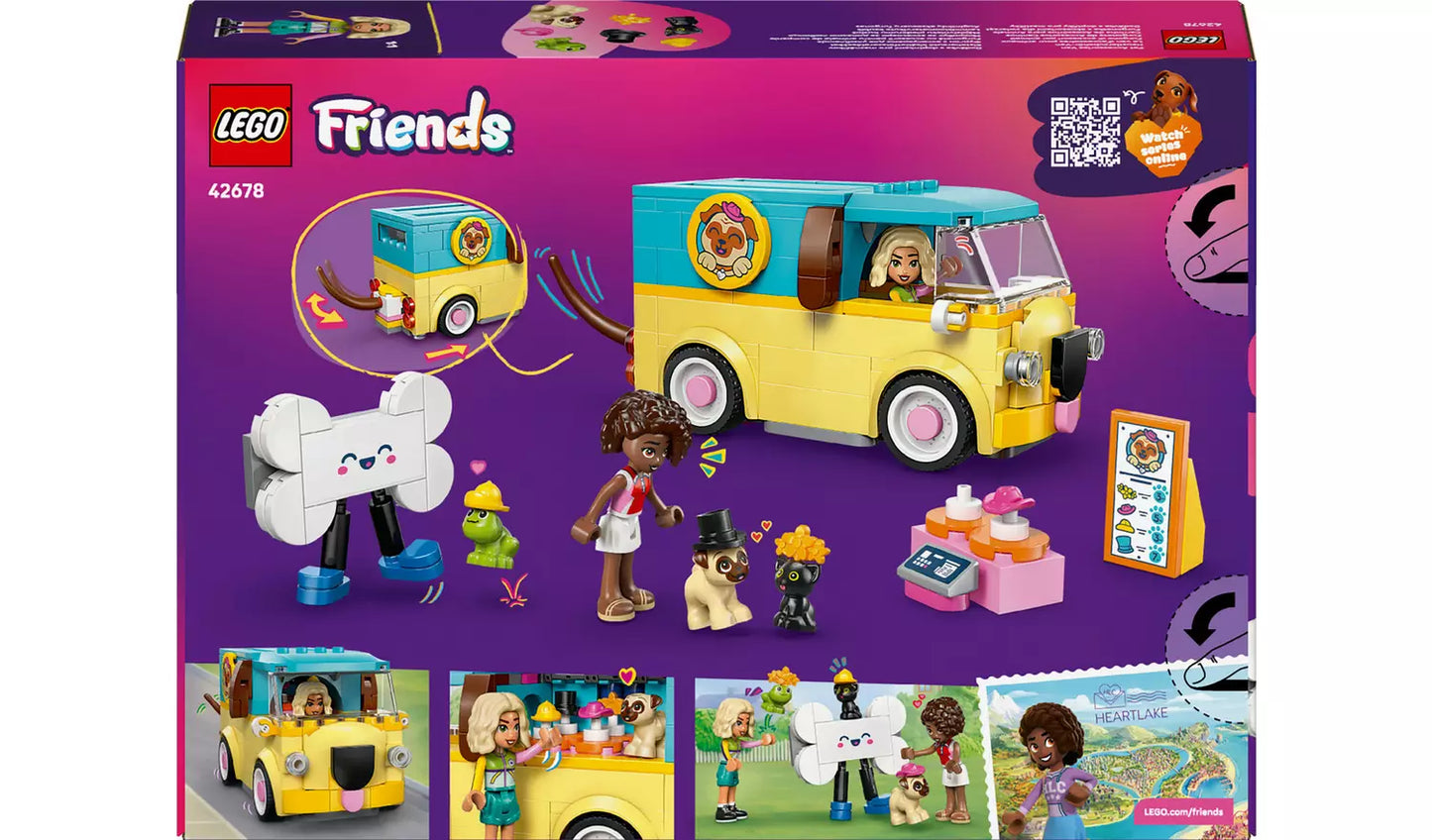 LEGO Friends Pet Accessories Van Toy Set with Animal Figures | Ages 6+ | Model 42678 | New LEGO