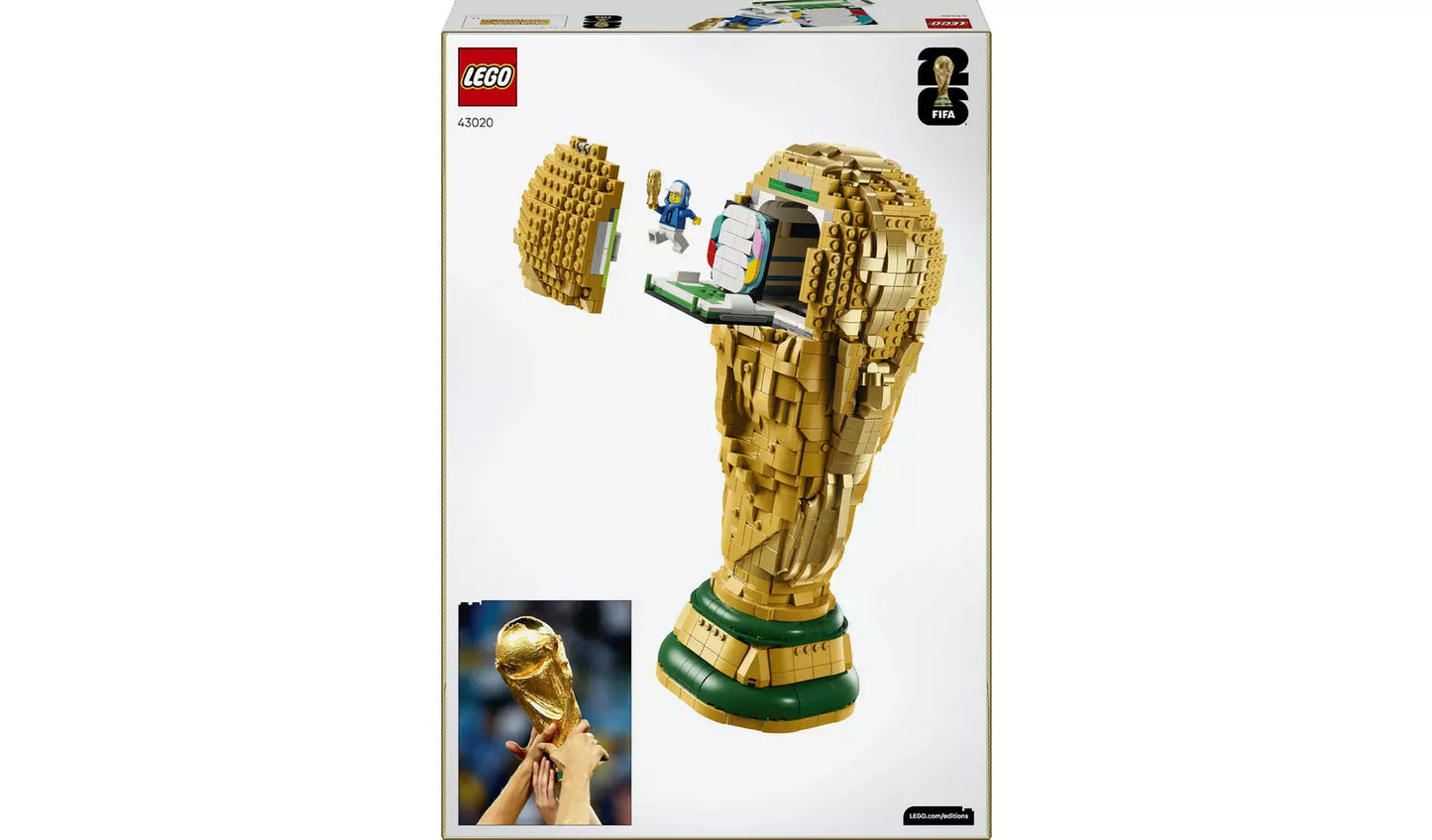 LEGO Editions FIFA World Cup Official Trophy Model Kit | Ages 12+ | Model 43020 | New LEGO