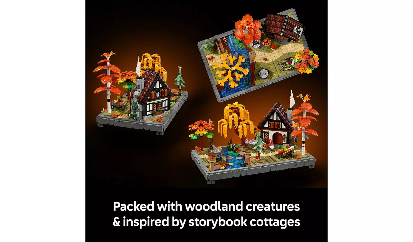 LEGO Icons Autumn Cottage Garden Model Kit | Ages 18+ | Model 11372 | NEW LEGO