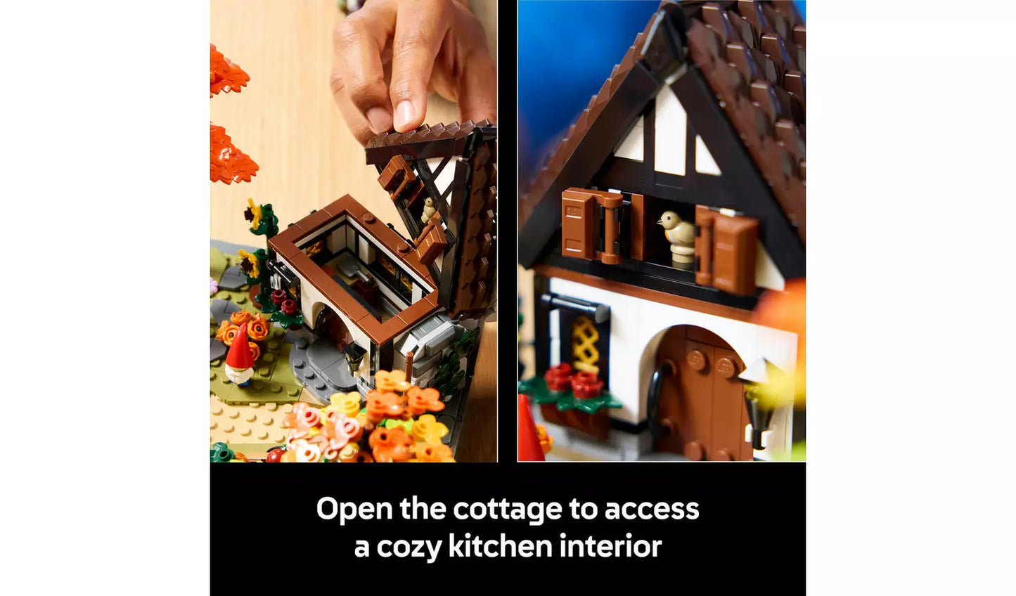 LEGO Icons Autumn Cottage Garden Model Kit | Ages 18+ | Model 11372 | NEW LEGO