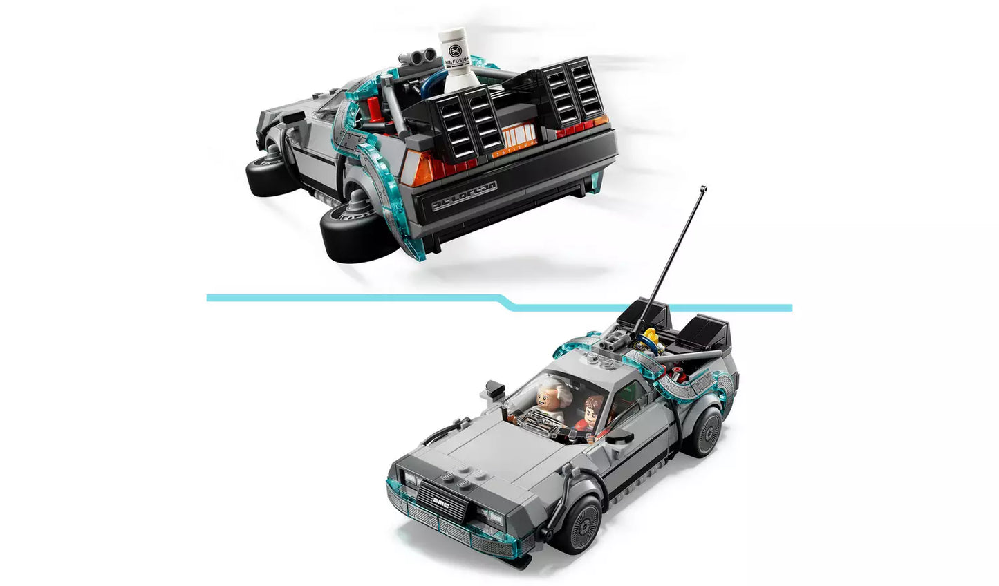 LEGO Speed Champions Back to the Future Time Machine Car Toy Set | Ages 9+ | Model 77256 | New LEGO