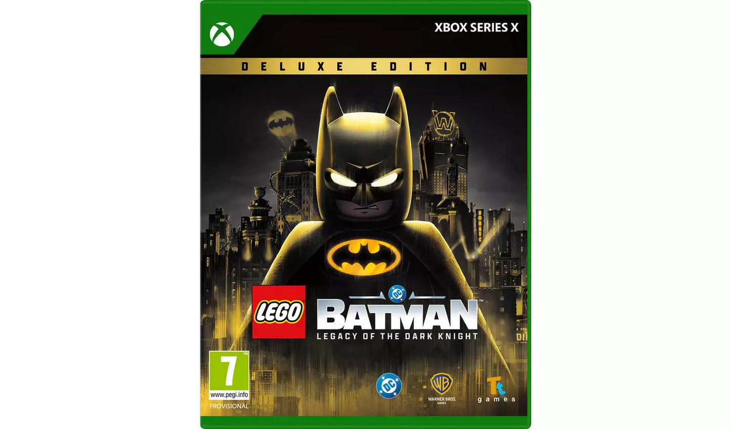 LEGO Batman: Legacy of the Dark Knight – Deluxe Edition – Xbox Series X | Physical Disc | 7+ (New) Xbox