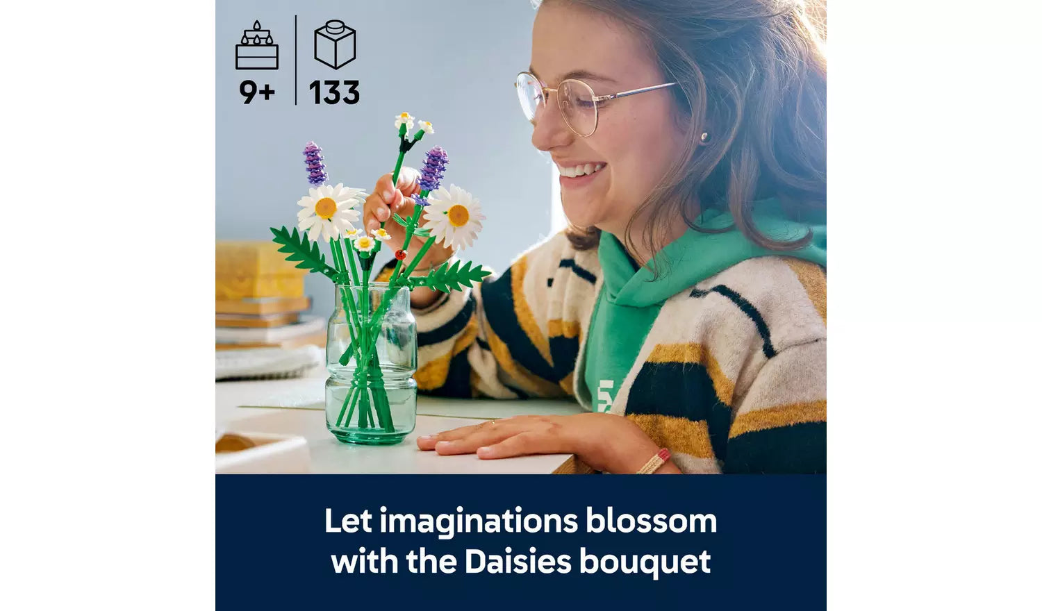LEGO Botanicals Daisies – Model 11508 | Ages 9+ | 133 Pieces | New LEGO