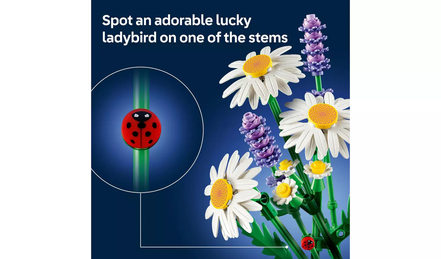 LEGO Botanicals Daisies – Model 11508 | Ages 9+ | 133 Pieces | New LEGO