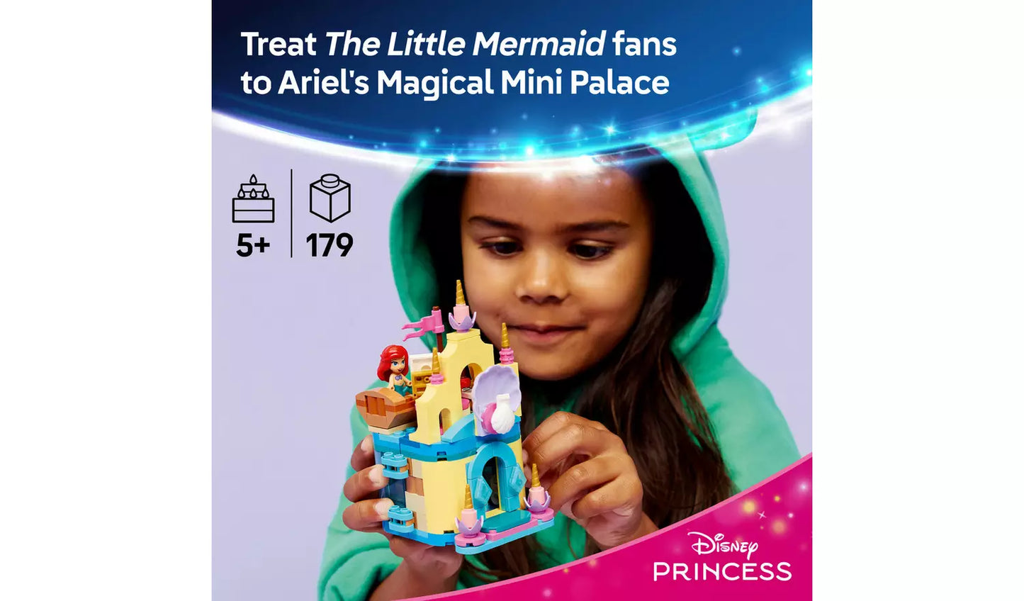 LEGO Disney Princess Ariel’s Magical Mini Palace Toy | Ages 5+ | Model 43285 | New LEGO