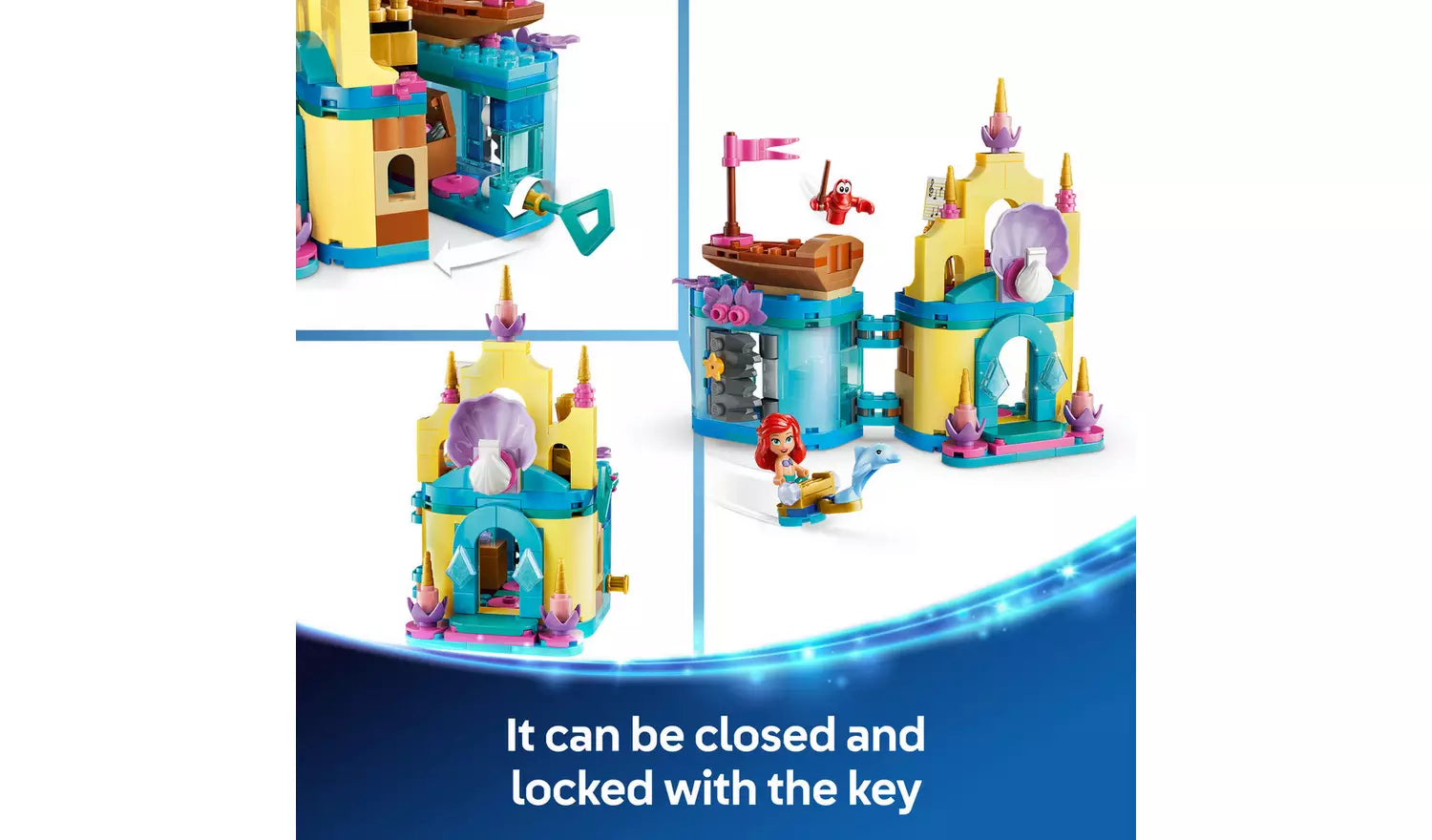 LEGO Disney Princess Ariel’s Magical Mini Palace Toy | Ages 5+ | Model 43285 | New LEGO