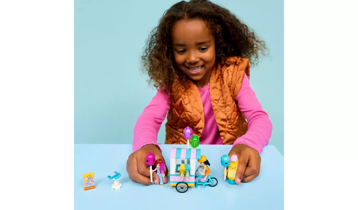 LEGO Friends Ice Cream & Balloon Stand with Bike Toy | Ages 6+ | Model 42692 | New LEGO
