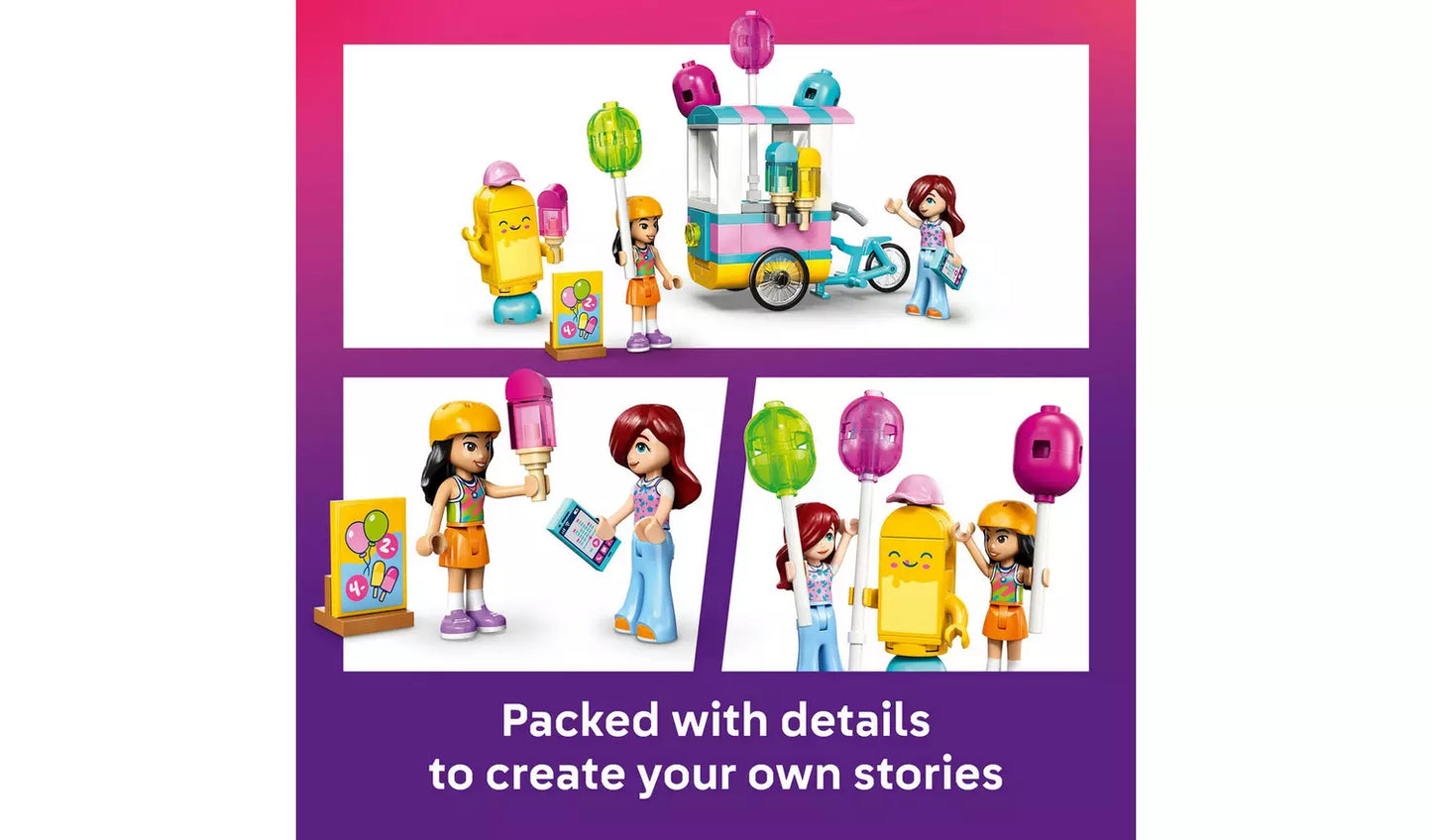 LEGO Friends Ice Cream & Balloon Stand with Bike Toy | Ages 6+ | Model 42692 | New LEGO