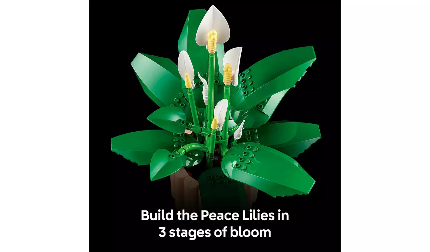 LEGO Botanicals Peace Lily Artificial Plant Set for Adults | Ages 18+ | Model 11504 | NEW LEGO