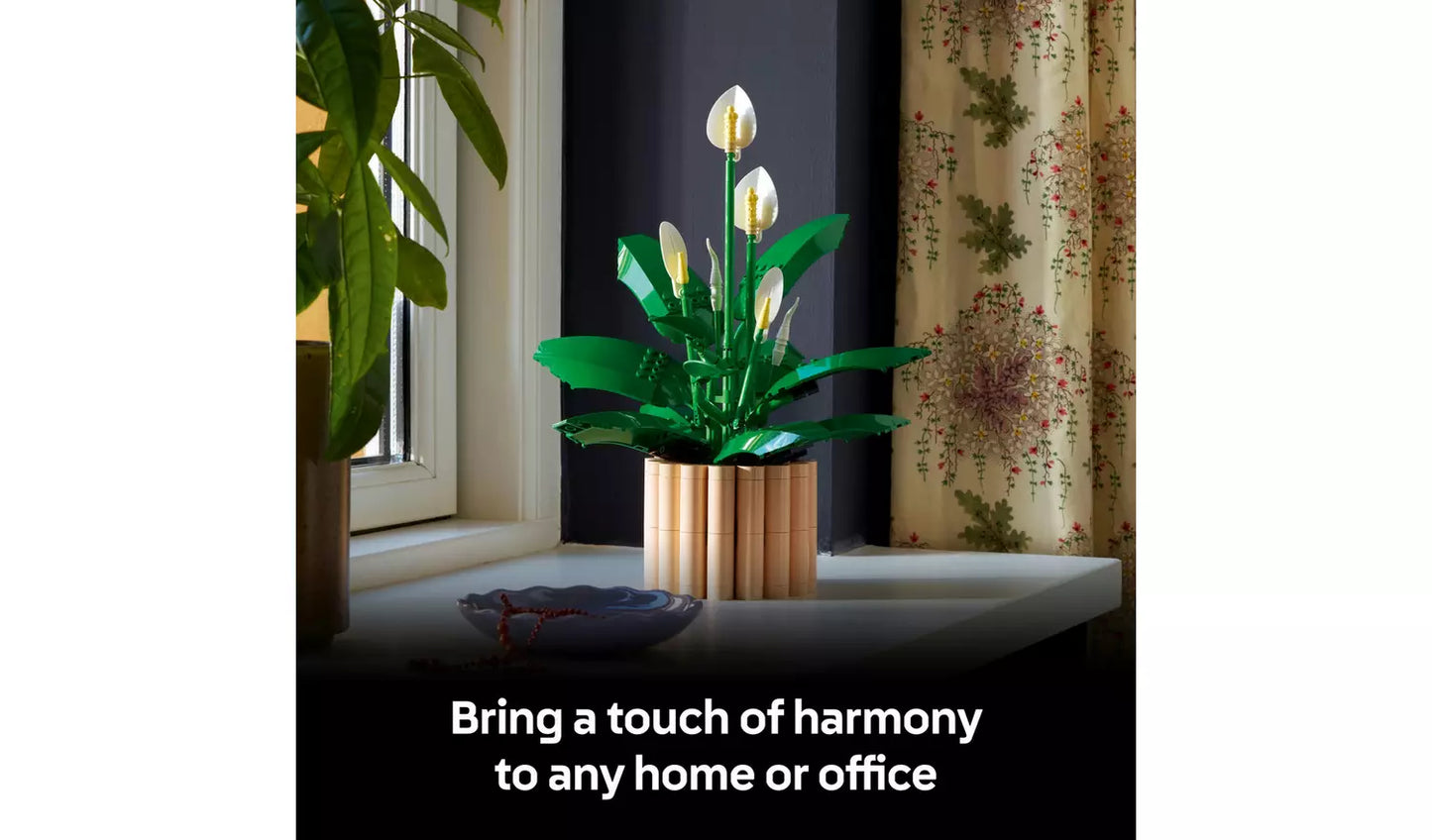 LEGO Botanicals Peace Lily Artificial Plant Set for Adults | Ages 18+ | Model 11504 | NEW LEGO