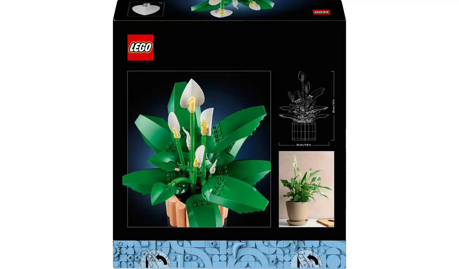 LEGO Botanicals Peace Lily Artificial Plant Set for Adults | Ages 18+ | Model 11504 | NEW LEGO