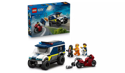 LEGO City Police Prisoner Transport Van Toy for Kids | Ages 6+ | Model 60479 | New LEGO