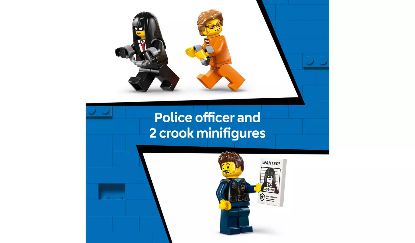 LEGO City Police Prisoner Transport Van Toy for Kids | Ages 6+ | Model 60479 | New LEGO