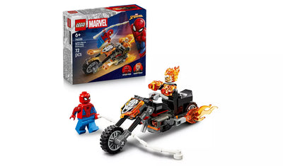 LEGO Marvel Spider-Man vs. Ghost Rider Motorcycle | Ages 6+ | Model 76335 | New LEGO