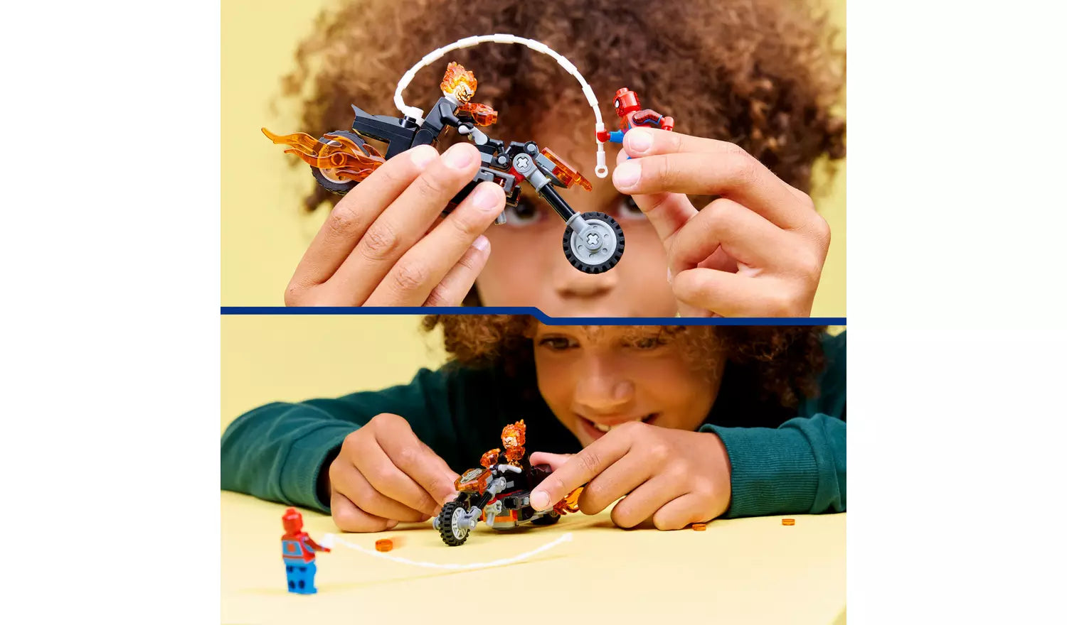 LEGO Marvel Spider-Man vs. Ghost Rider Motorcycle | Ages 6+ | Model 76335 | New LEGO