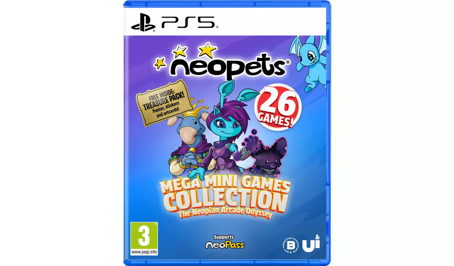 Neopets: Mega Mini Games Collection – PS5 | Physical Disc | 3+ (New) PS5