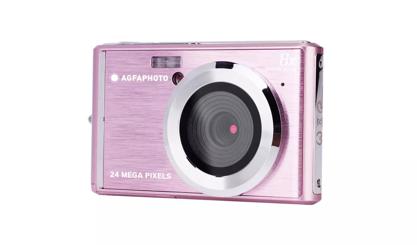 Agfa DC5500 Digital Camera – Pink Compact 24MP Point & Shoot (New) AGFA