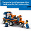 LEGO City Motorcycle Transporter Flatbed Toy Vehicle Set | Ages 4+ | Model 60491 | New LEGO