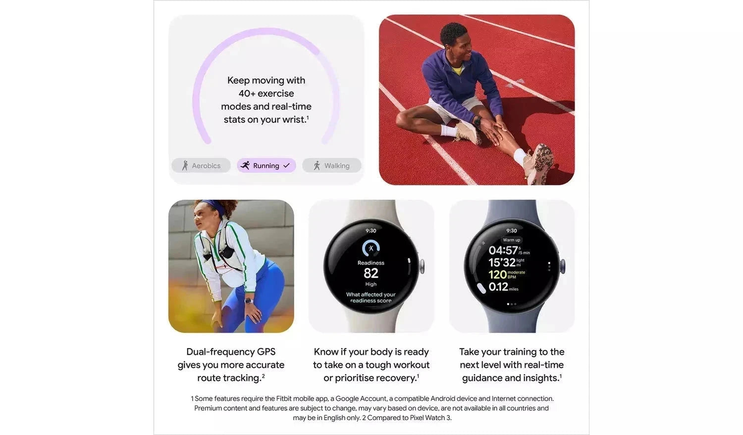 Google Pixel Watch 4 – 41mm Wi-Fi Smartwatch, Porcelain (New) Google