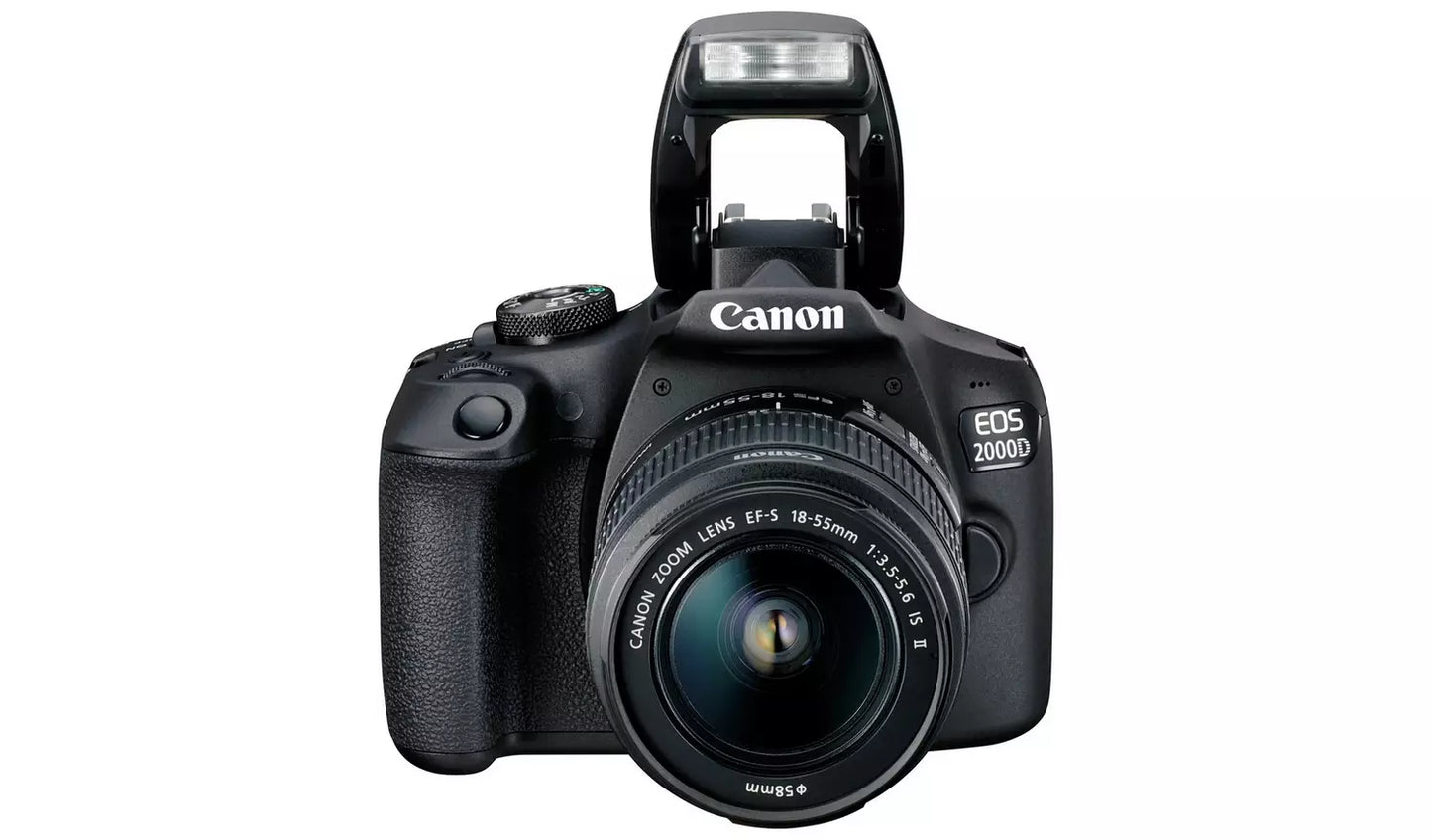 Canon EOS 2000D DSLR Camera with 18–55mm IS Lens (New) Canon