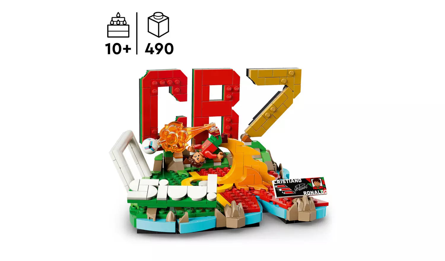 LEGO Editions Cristiano Ronaldo Football Highlights 43012 | Ages 10+ | New LEGO