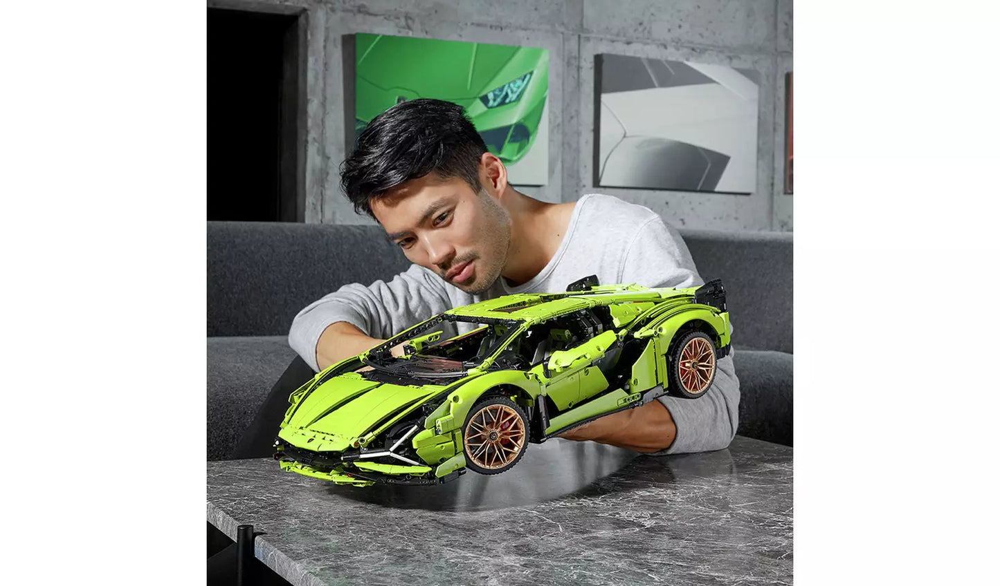 LEGO Technic Lamborghini Sián FKP 37 Toy Car Model Set for Adults | Ages 18+ | Model 42115 | NEW LEGO