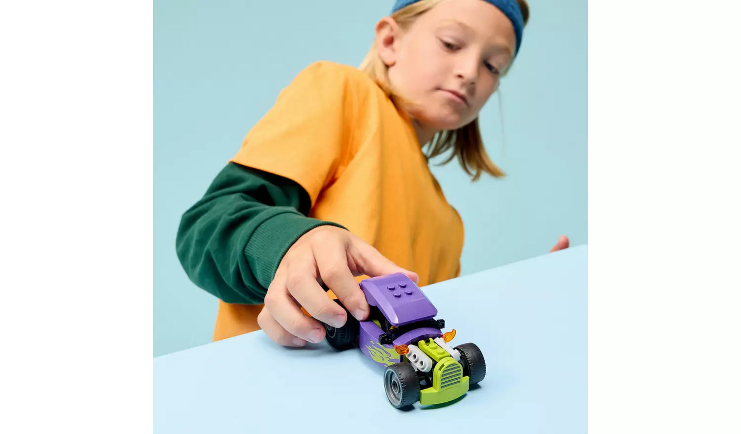 LEGO City Hot Rod Race Car Toy Model Kit for Kids | Ages 5+ | Model 60485 | New LEGO