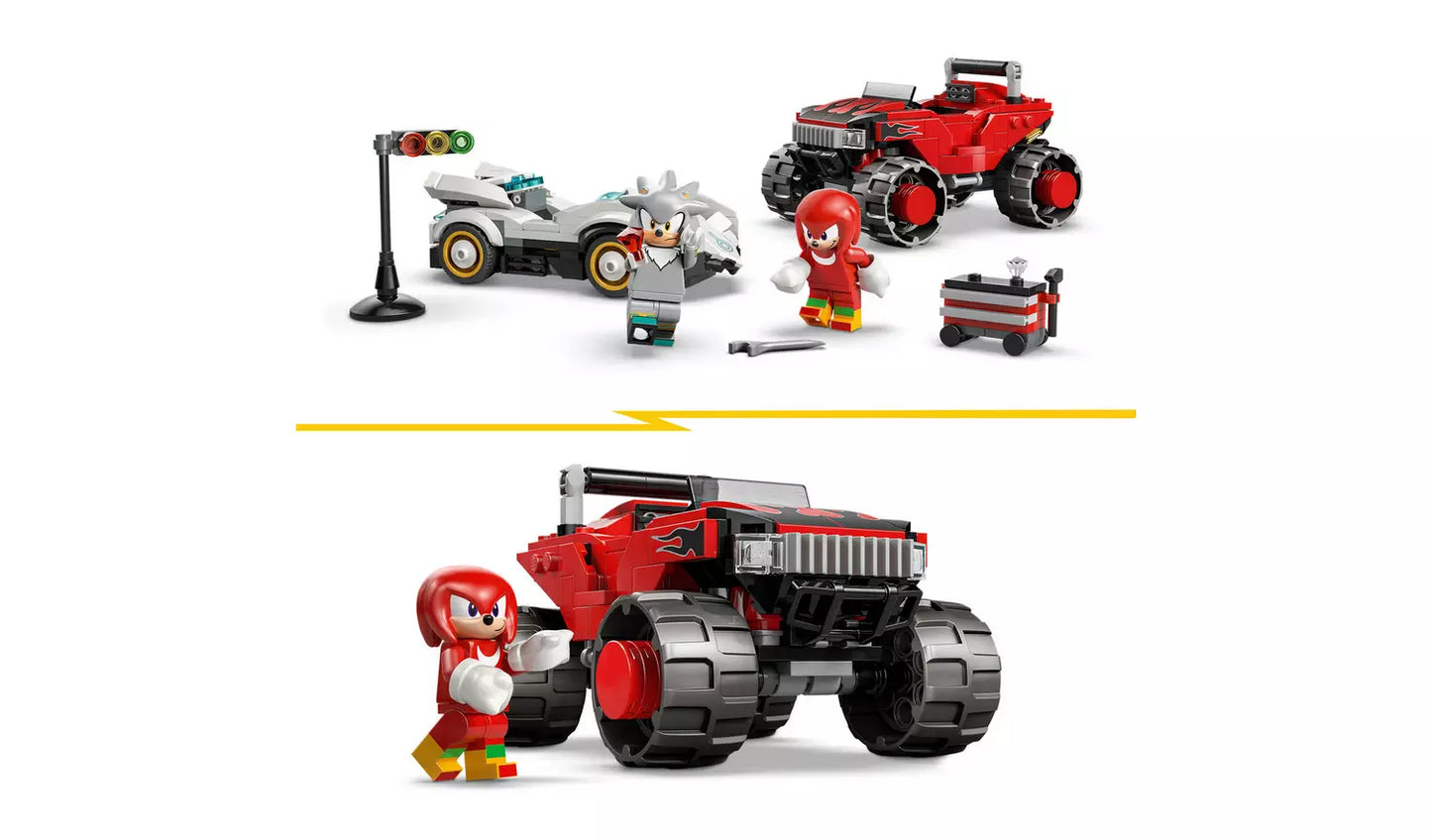 LEGO Sonic the Hedgehog Silver vs. Knuckles Set | Ages 8+ | Model 77118 | 378 Pieces | New LEGO