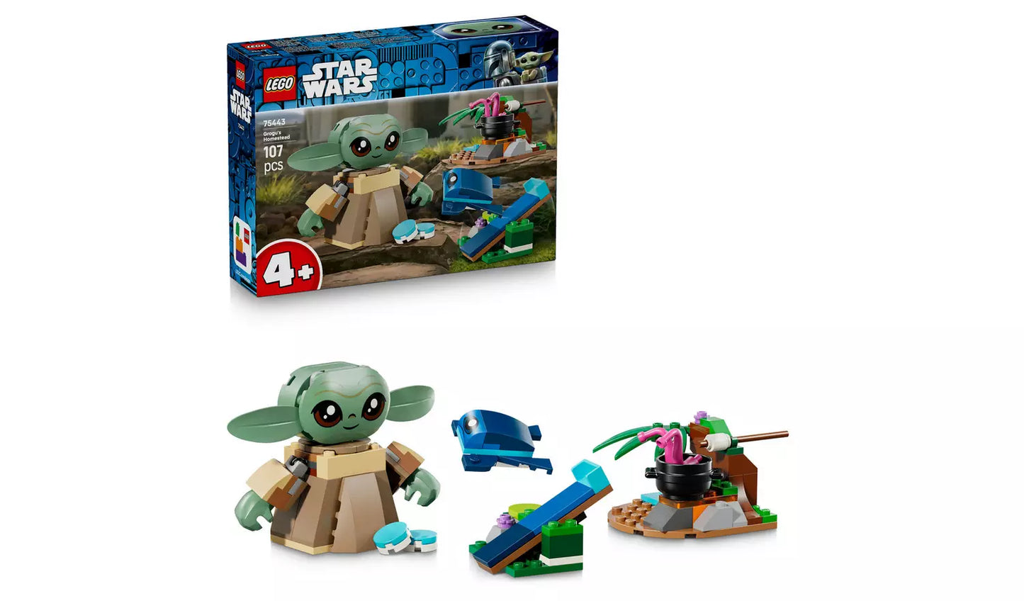 LEGO Star Wars Grogu’s Homestead Toy Building Set | Ages 4+ | Model 75443 | New LEGO