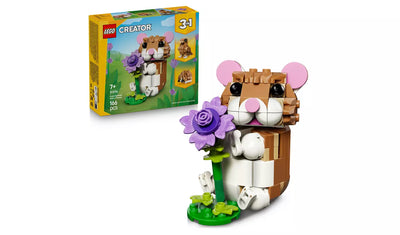 LEGO Creator 3in1 Cute Hamster with a Flower Toy – Model 31376 | Ages 7+ | 166 Pieces | New LEGO