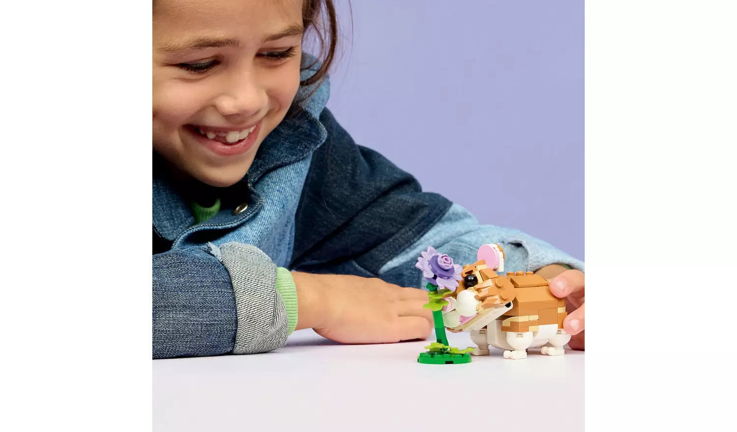 LEGO Creator 3in1 Cute Hamster with a Flower Toy – Model 31376 | Ages 7+ | 166 Pieces | New LEGO