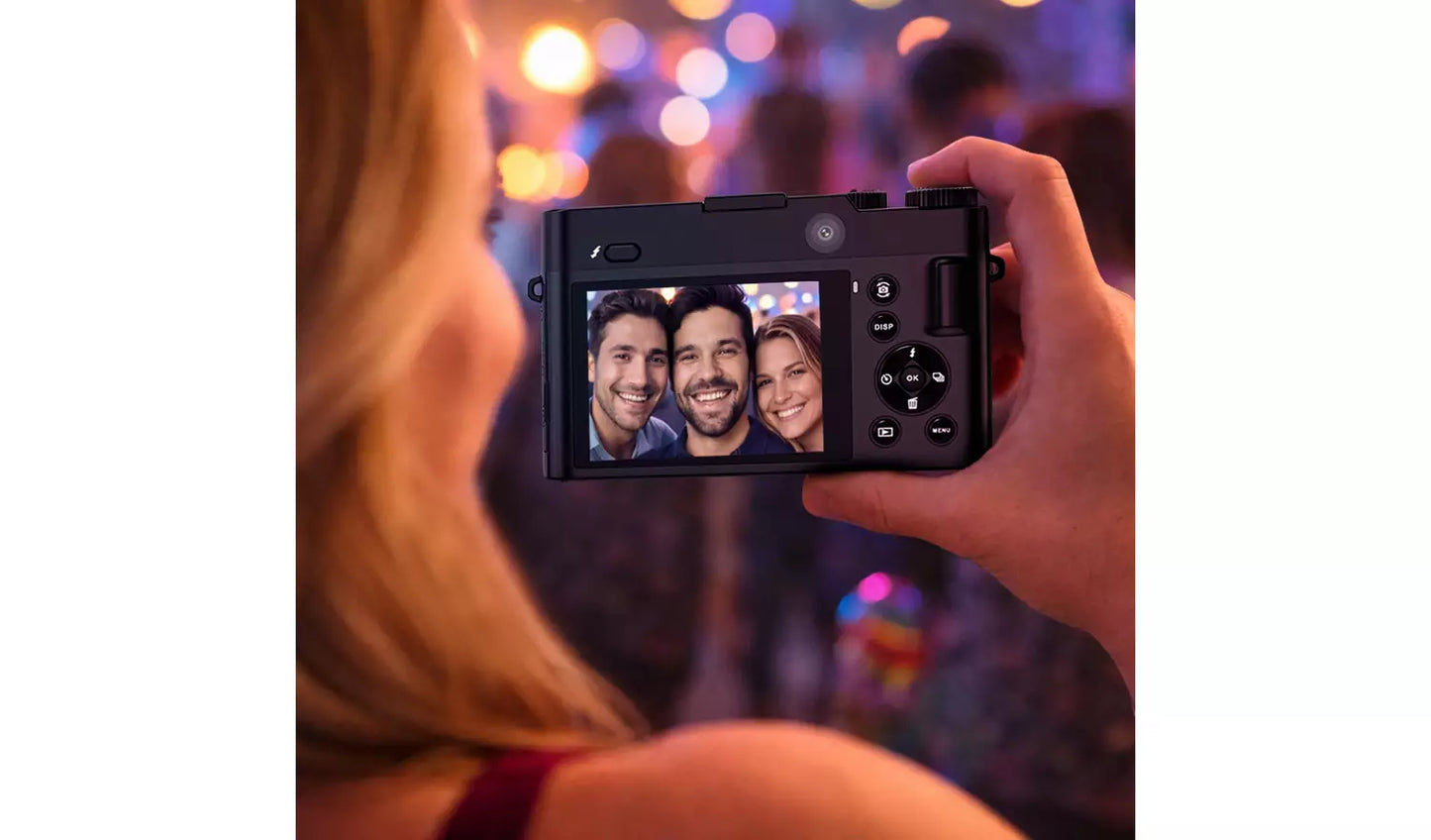 Praktica DZ16 13MP Digital Camera – 16x Zoom, 4K Ultra HD Video, Dual Lens, 2.8" LCD, Black (New) Praktica