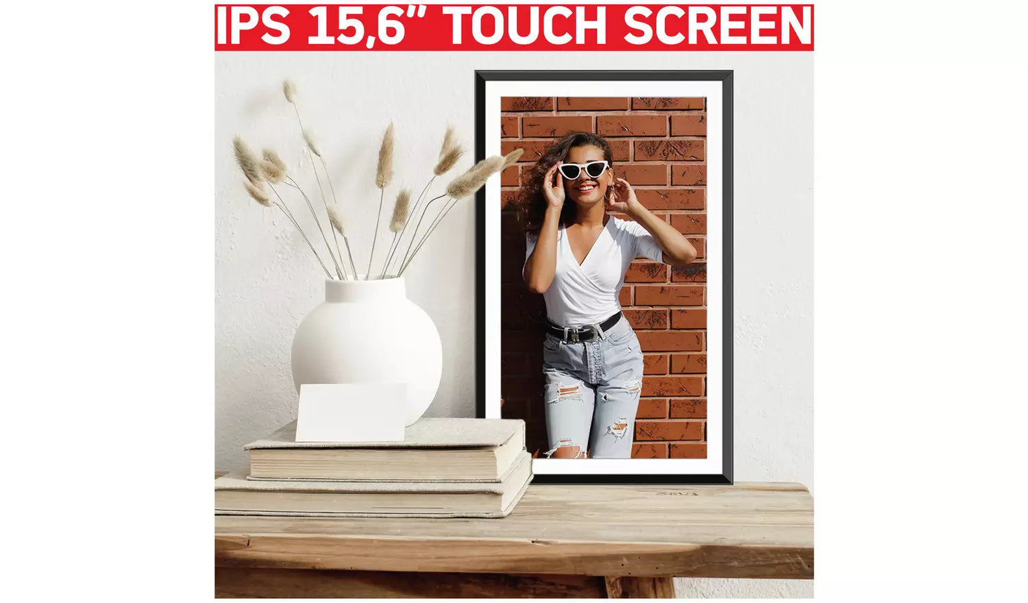 AgfaPhoto Realiview 15.6 Inch WiFi Digital Photo Frame APF1560 (New) AGFA