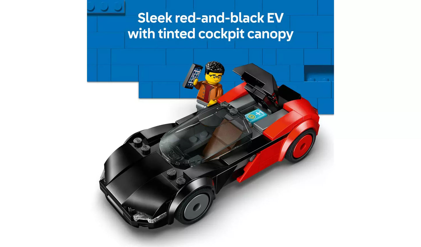 LEGO City EV Supercar Toy – Car Model with Minifigure | Ages 5+ | Model 60486 | New LEGO