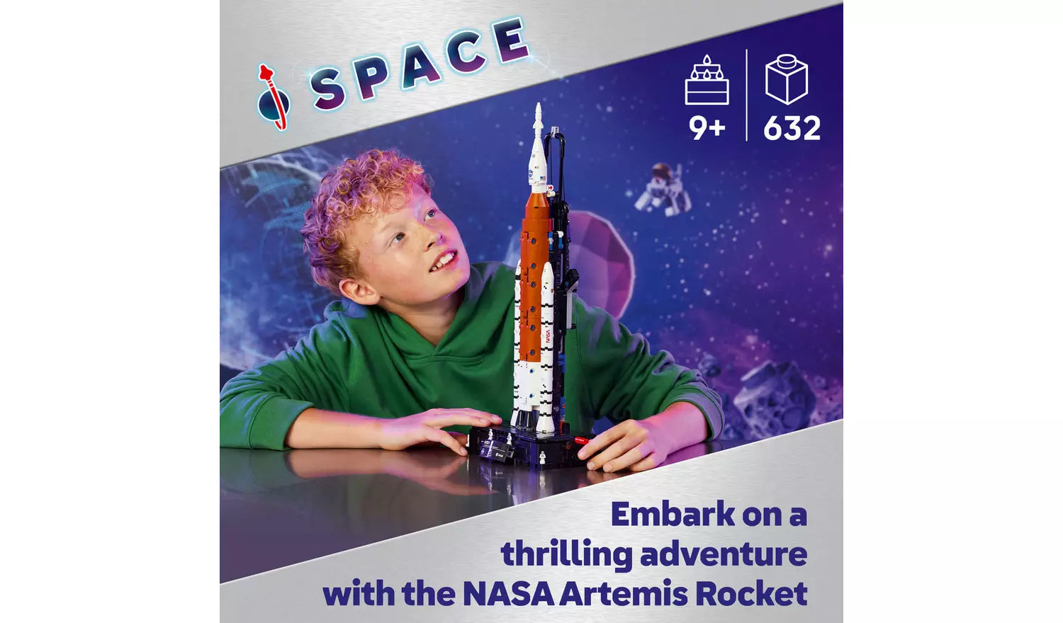 LEGO Technic NASA Artemis Space Launch System Rocket Set | Ages 9+ | Model 42221 | New LEGO